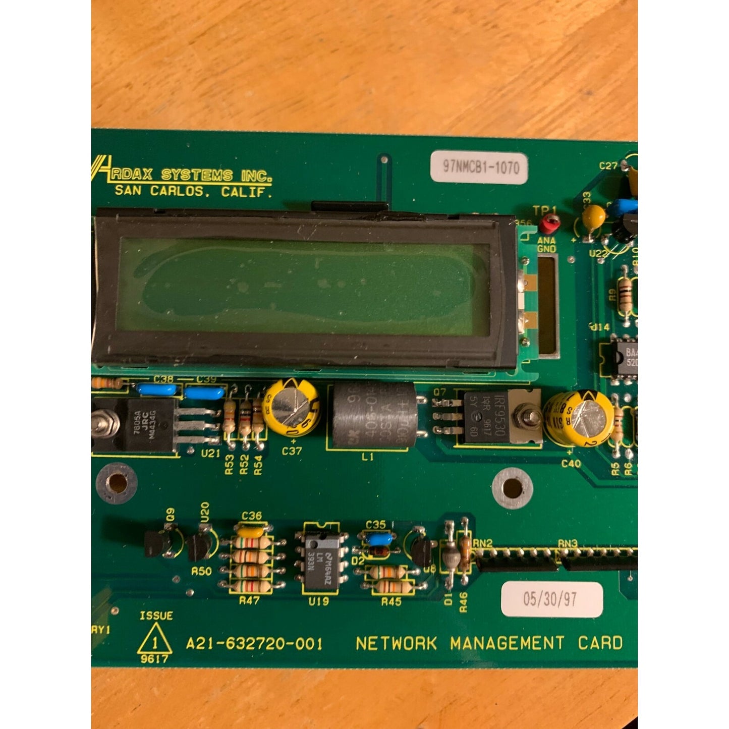 Ardax Systems Inc A21-632720-001 closeup of circuit board including item number