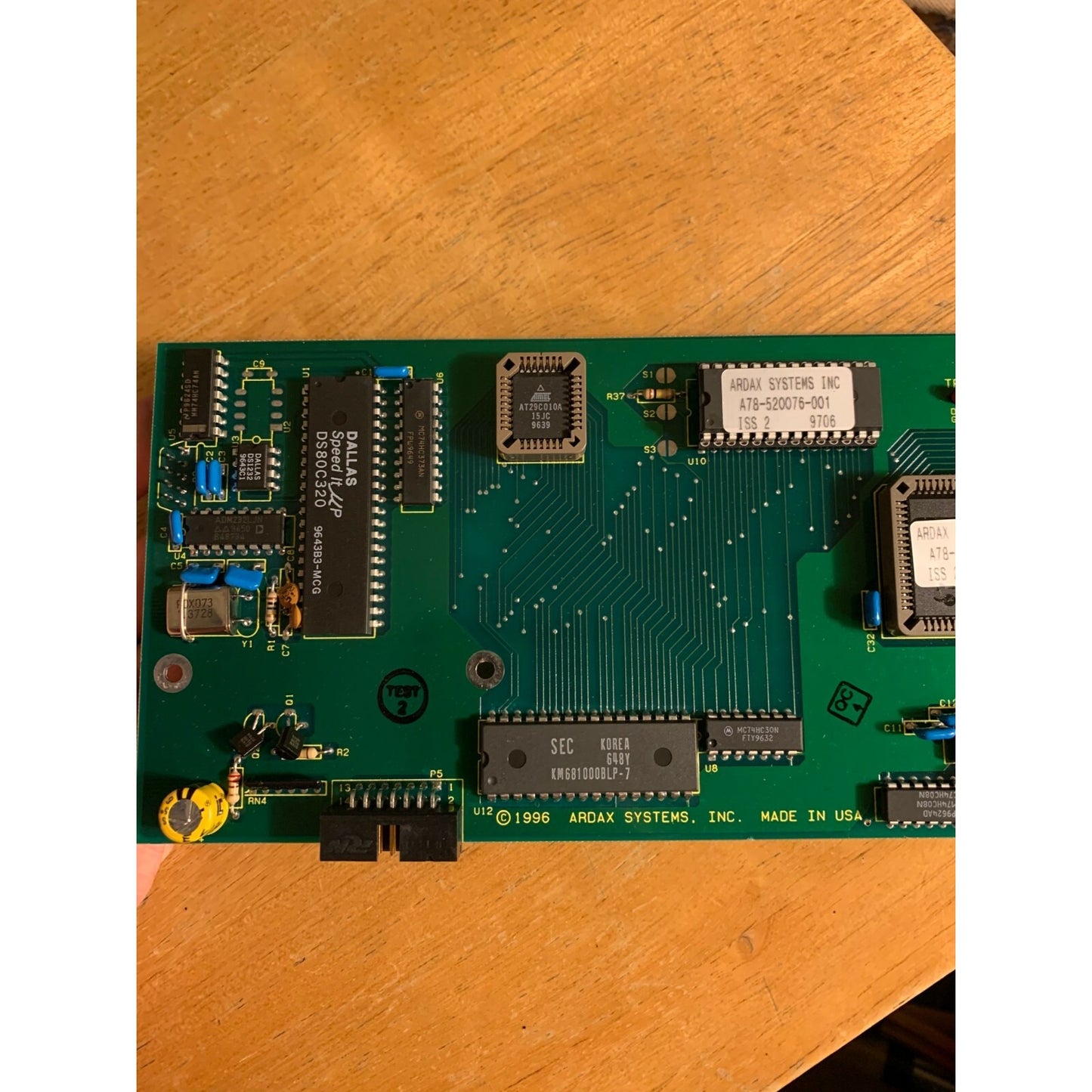 Ardax Systems Inc A21-632720-001 front of circuit board