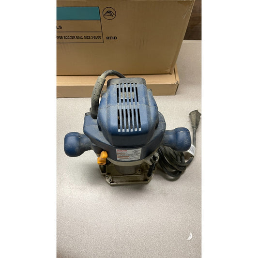 Ryobi Corded Electric 2 HP Variable Speed Plunge Router top view of router